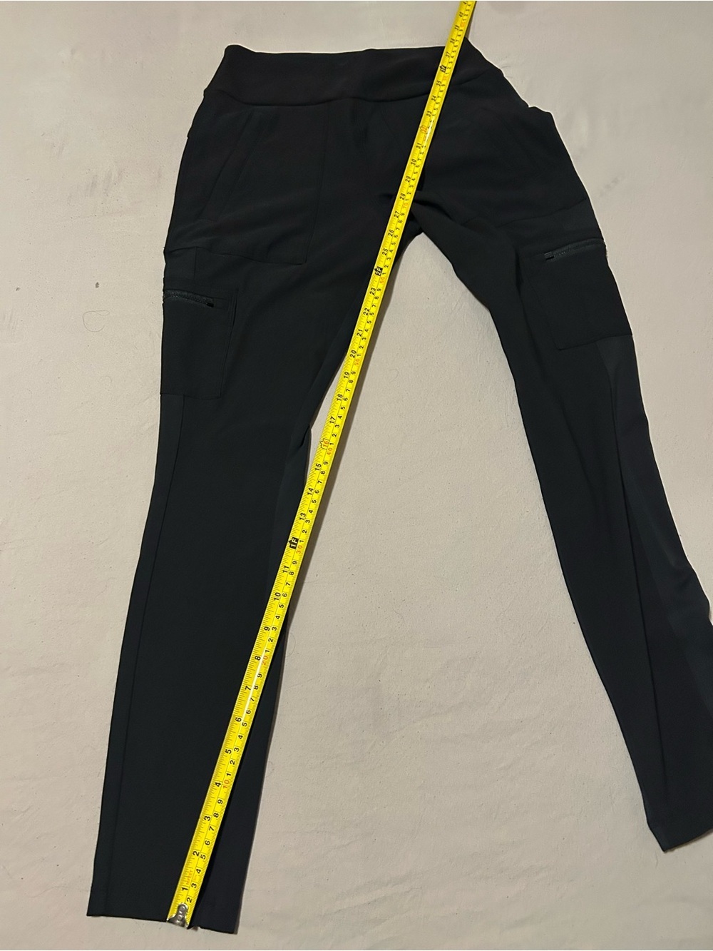 Athleta Black Stretch Cargo Ponte Skinny Pants - Picture 3 of 10